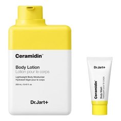 Dr.Jart+ Гель для душа+лосьон с керамидами - Ceramidin body lotion and body wash, 250мл+30мл