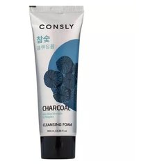 Consly Пенка для умывания c древесным углем против черных точек - Charcoal anti blackheads, 100мл