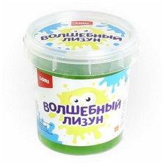 Лизун LORI волшебный "Зеленый с ароматом яблока". 150мл