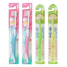 Create Зубные щетки со сверхтонкой двойной щетиной для детей 6-12 лет и для взрослых, 4шт