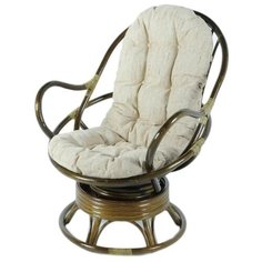 Кресло-качалка Vinotti Calamus Rotan 05/01 олива