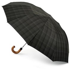 G857-3559 CharcoalCheck (Серая клетка) Зонт мужской полуавтомат Fulton