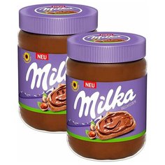 Шоколадно-ореховая паста Milka 2 шт по 600 г