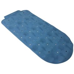 Коврик для ванной нескользящий, на присосках 37X77 СМ. Италия. Цвет-синий. Bagno