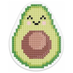 Алмазная мозаика ФРЕЯ магнит "Авокадо" 8.5 x 6.5 см