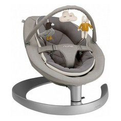 Шезлонг Nuna Leaf Grow Toy Quartz (+дуга с игрушками)