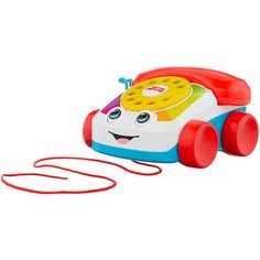 Каталка-игрушка Fisher-Price Болтливый телефон (FGW66) красный/белый/голубой