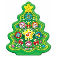 Интерактивная развивающая игрушка Азбукварик Ёлочка, зеленый
