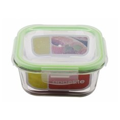 Appetite Контейнер квадратный 0,8л, 15x15 см, зеленый