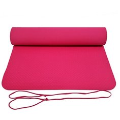 Коврик для йоги 183х61х0,4, розовый Icon