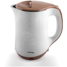 Чайник электрический VAIL VL-5551 (seamless) белый 1,8 л.