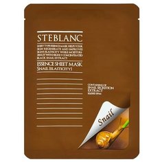 Тканевая маска для лица восстанавливающая на основе муцина улитки Essence Sheet Mask Snail, Steblanc