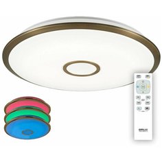 Люстра с пультом Citilux Старлайт CL703103RGB светодиодная Бронза