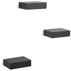 Набор из 3 полок Showcase черный Umbra