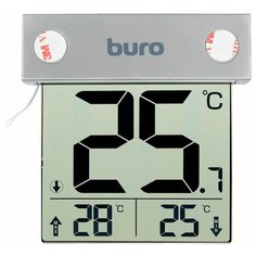 Термометр Buro P-6041, серебристый