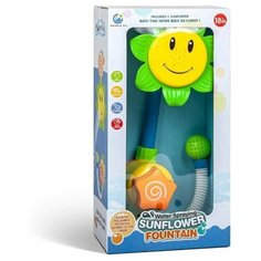 Игрушка для ванной Abtoys Веселое купание Подсолнух-фонтан для ванны