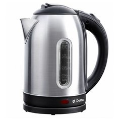 Чайник электрический DELTA DL-1103 2,5л нержавейка черный