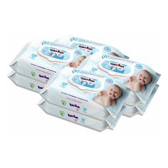 Влажные салфетки Yokosun Детские, пластиковая крышка, 120 шт., 7 уп.