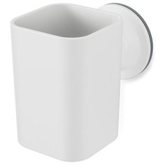 Стакан для зубных щеток Flex 10x7x11 см, материал пластик, цвет белый, Umbra, 1014160-660