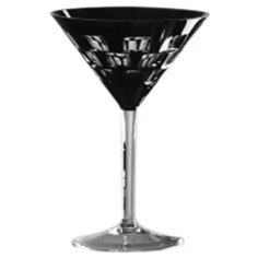 Фужер хрустальный для мартини Domino 120 мл, цвет черный, Ajka Crystal, 1/65962/51465/48525