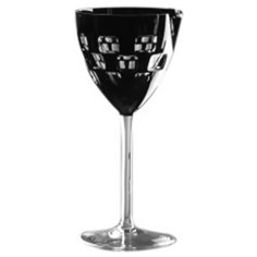 Фужер хрустальный для вина Domino 180 мл, цвет черный, Ajka Crystal, 1/65963/51465/48525