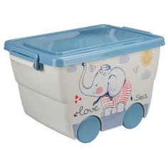 ЯЩИК для игрушек М-ПЛАСТИКА, "Слоник", (23л) Idea (М Пластика)