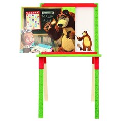 Доска для рисования детская Затейники Маша и Медведь (GT7397) красный/зеленый
