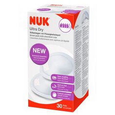 NUK Прокладки для груди кормящих матерей Ultra Dry, 30 шт.