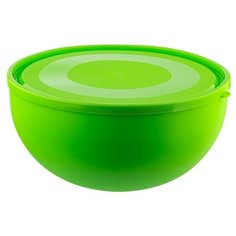 Салатница с крышкой ElfPlast, салатовый, 2.5 л