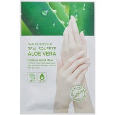 Маска для рук Real Squeeze Aloe Vera Moisture 14 мл Nature Republic