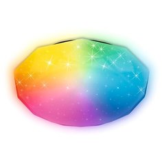 Светодиодный светильник c подсветкой RGB FF418 WH белый 80W D500*90 (ПДУ ИК) Ambrella Light