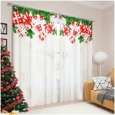 Сирень Фотошторы Приятный подарок Цвет: Зеленый, Белый