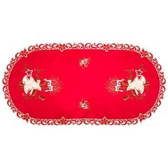 Santalino Дорожка на стол Колокольчики На Красном (60х120 см)