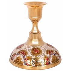 Ганг Подсвечник Jaylen Цвет: Золотой, Белый, Красный (8х8х9 см - 2 шт)