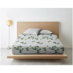 Ночь Нежна Простыня Зигзаг Удачи цвет: зеленый (175х215)