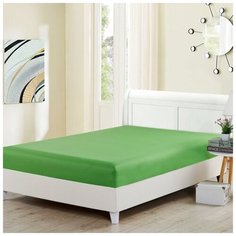 Valtery Простыня на резинке Rosaleda Цвет: Зеленый (140х200)