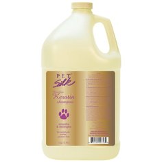Шампунь Pet Silk Brazilian Keratin Shampoo для кошек и собак, 3.79 л