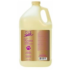 Кондиционер Pet Silk Brazilian Keratin Creme Conditioner для кошек и собак, 3.79 л