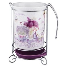 Подставка для кухонных инструментов Agness Лавандовая весна, 10.5x16 см