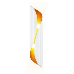 Настенный светильник со сменной лампой FW240 WH/GD белый/золото G9/2 max 40W 400*80*100 (лампы LED G9 7W 4200K в комплекте) Ambrella Light