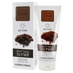 Alfredo Feemas Black Scrub Peeling Scrub Пилинг-скраб с черным сахаром, 180 мл