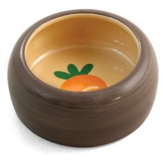 Triol Миска для животных керамическая Морковка (0.1л), Triol CB03