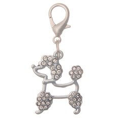 V.I.Pet Адресник для собак Пудель со стразами (3х2.3см), V.I.Pet 19010 Zoo One
