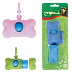 Triol Контейнер с пакетами для уборки за собакой (запасной рулон в комплекте), Triol P590