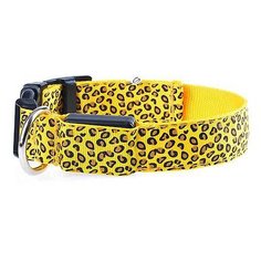 Антицарапки Светящийся ошейник для собак, желтый, АЦ, желтый, 30-40см