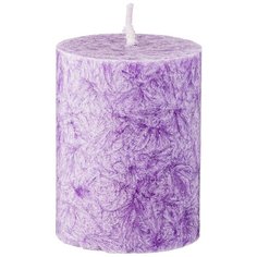 Свеча ароматическая стеариновая lavender высота 8,5 см Adpal (144783)