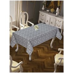 DOnCO Скатерть Karlie Цвет: Серебряный (160х220 см)