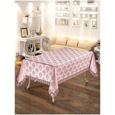 DOnCO Скатерть Somon Цвет: Пудра (160х220 см)