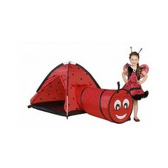 Игровая палатка Рыжий кот "Божья коровка" тунель 170х112х94 см