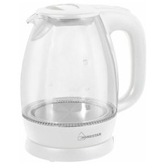 Чайник электрический Homestar HS-1012 (стекло, пластик белый)